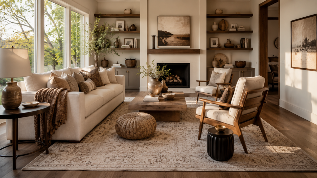 rug styling idea interior designers