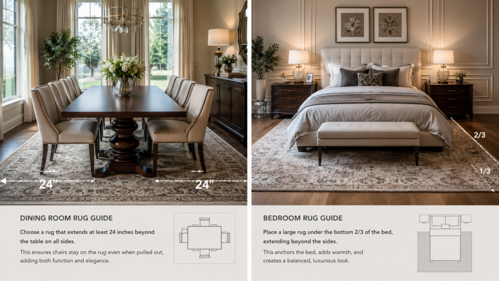 rug styling ideas interior designers