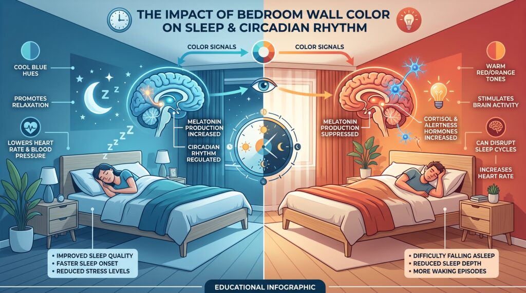 best bedroom colours for sleep 