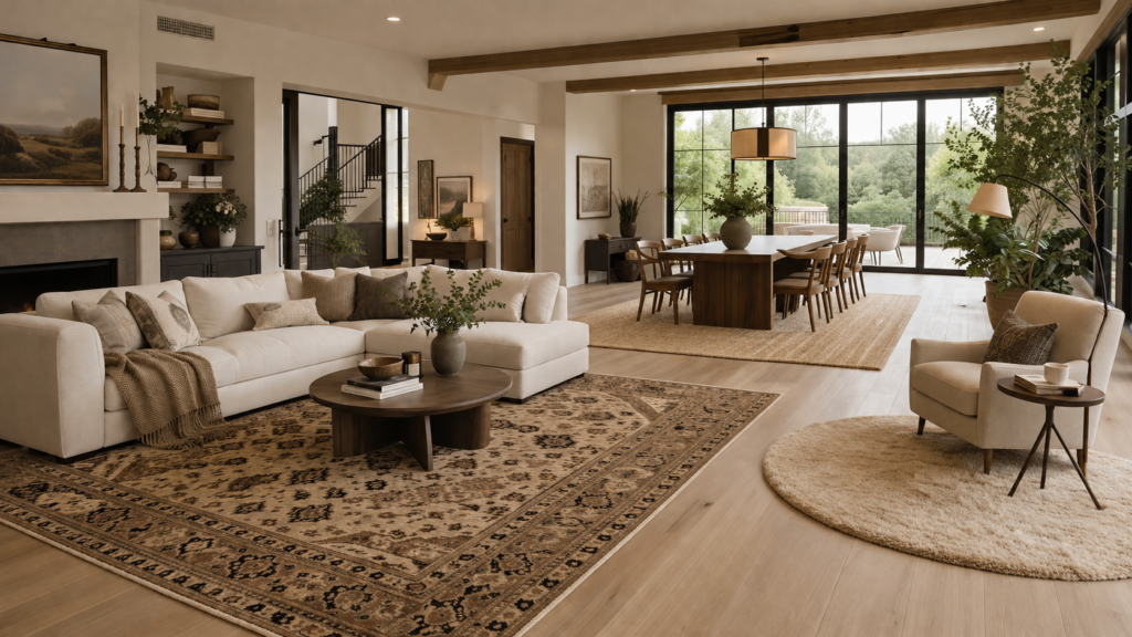 chic rug styling ideas