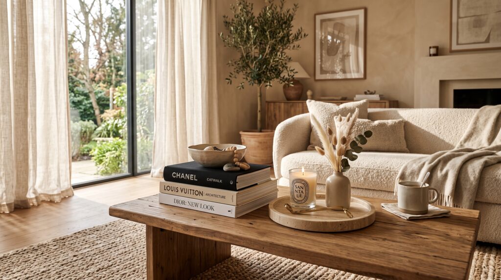 coffee table styling rule