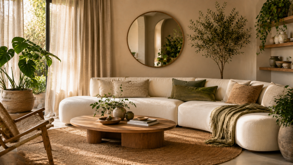 biophilic living room ideas