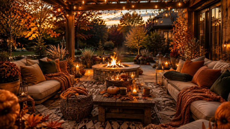 cozy fall patio ideas