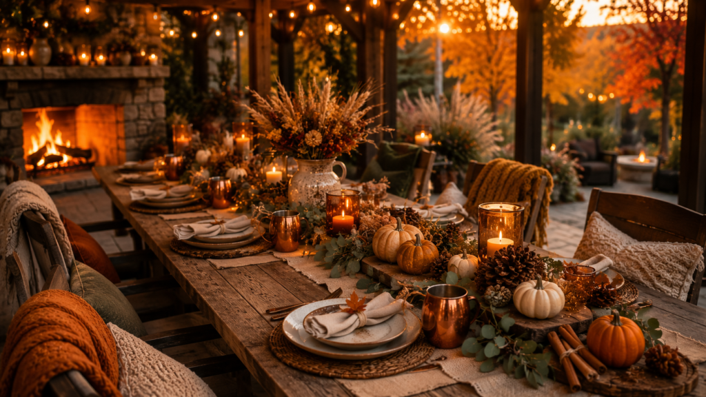 cozy fall patio ideas 