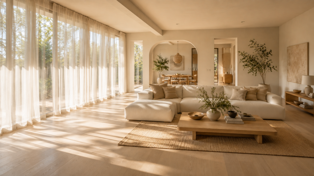 airy room decor