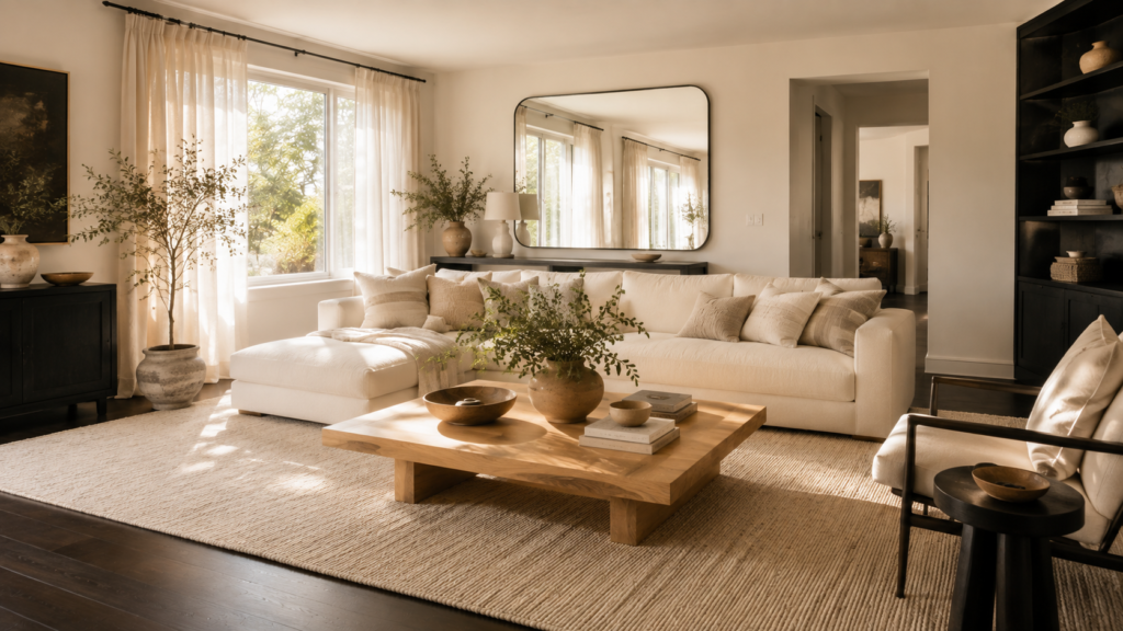 airy room decor